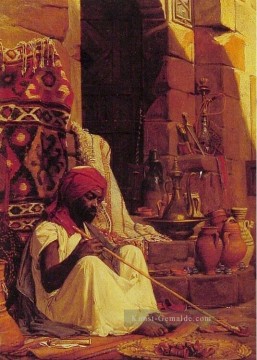 Der Opium Smoker Jean Jules Antoine Lecomte du Nouy Orientalist Realism Ölgemälde